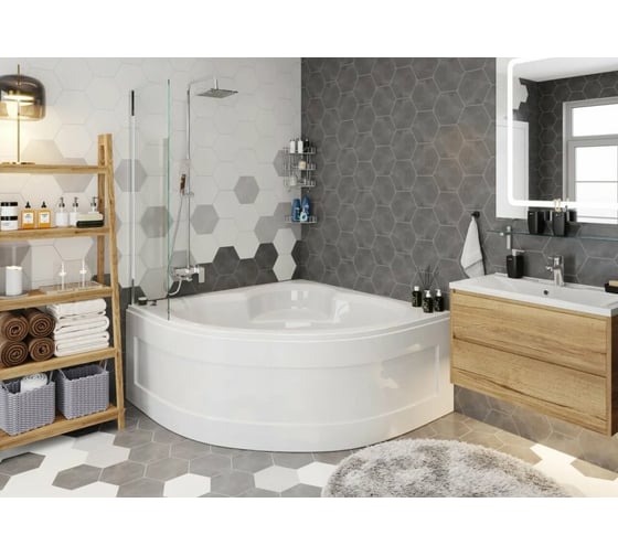 Акриловая ванна VAGNERPLAST CATALINA 146x146 VPBA146CTL3X-04