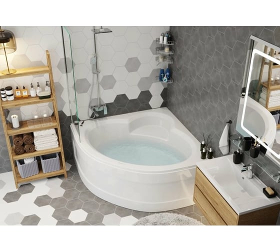 Акриловая ванна VAGNERPLAST CATALINA 146x146 VPBA146CTL3X-04