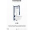 Набор 7 в 1 Wellsee Pure BY инсталляция с унитазом в цвете глянцевый бе 180201027 2