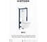 Набор 7 в 1 Wellsee Pure BY инсталляция с унитазом в цвете глянцевый бе 180201039 2