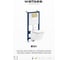 Набор 7 в 1 Wellsee Pure BY инсталляция с унитазом в цвете глянцевый бе 180201046 2
