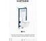 Набор 7 в 1 Wellsee Pure BY инсталляция с унитазом в цвете глянцевый бе 180201047 2