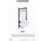 Набор 7 в 1 Wellsee Pure BY инсталляция с унитазом в цвете глянцевый бе 180201050 2