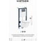 Набор 7 в 1 Wellsee Pure BY инсталляция с унитазом в цвете глянцевый бе 180201128 2