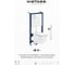 Набор 7 в 1 Wellsee Pure BY инсталляция с унитазом в цвете глянцевый бе 180201129 2