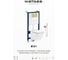 Набор инсталляция с унитазом Wellsee Pure BY 7 в 1 глянцевый бе 180201146 2