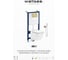 Набор 7 в 1 Wellsee Pure BY инсталляция с унитазом в цвете глянцевый бе 180201142 2
