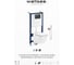 Набор 7 в 1 Wellsee Pure BY инсталляция с унитазом в цвете глянцевый бе 180201130 2