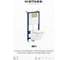 Акционный набор 6 в 1 с инсталляцией и унитазом Wellsee Pure BY, глянцевый белый 180201013 2