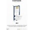 Акционный набор 6 в 1 с инсталляцией и унитазом Wellsee Pure BY, глянцевый белый 180201017 2