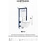 Набор инсталляция с унитазом Wellsee Pure BY 8 в 1 глянцевый бе 180201072 2
