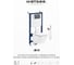 Набор 8 в 1 Wellsee Pure BY инсталляция с унитазом в цвете глянцевый бе 180201061 2