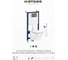 Набор инсталляция с унитазом Wellsee Pure BY 8 в 1 глянцевый бе 180201053 2