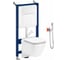 Набор инсталляция с унитазом Wellsee Pure BY 8 в 1 глянцевый бе 180201158 1