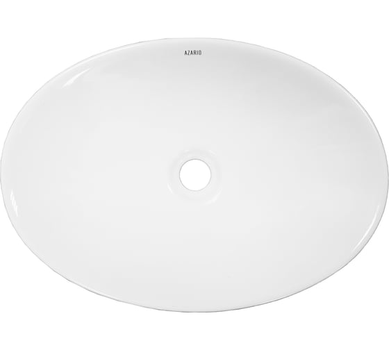 Раковина накладная Azario AZ-1025-S 500x355x90 мм, белый глянец 00097556 1