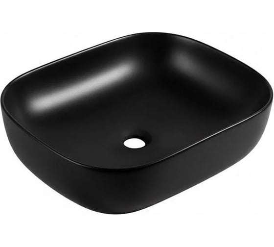 Раковина накладная прямоугольная Wonzon & Woghand TAHOE черный матовый WW-RN41286-MB