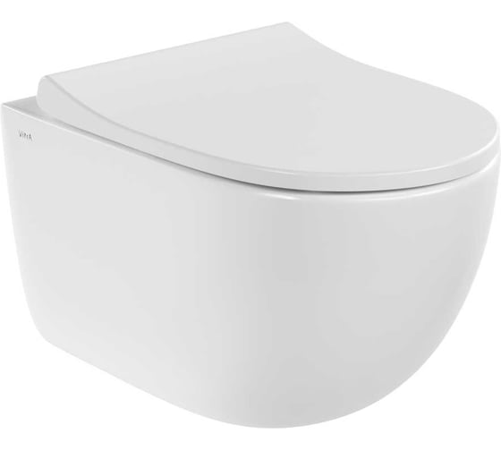 Подвесной унитаз VitrA Sento (Сенто) с сиденьем дюроплас 7878B003-0075