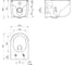 Унитаз подвесной Cersanit MODUO SMART Vortex DPL EO slim LP 69844 17