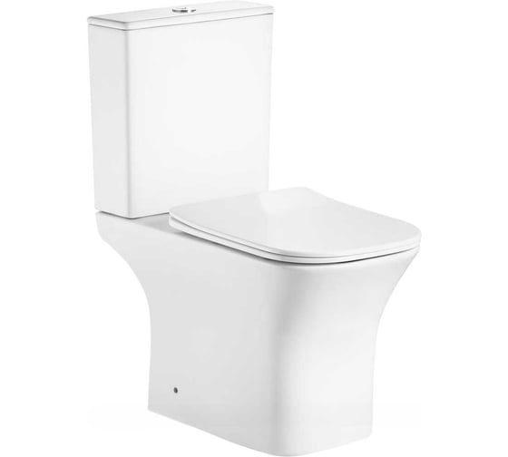 Чаша с сиденьем Aquanet (Soft Close-SLIMSEAT) для унитаза напольного 00379618