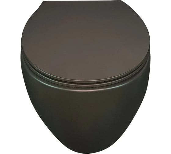 Подвесной унитаз CREO AVIGNON черный матовый COMBO-AV1100MB/AV1001TMB