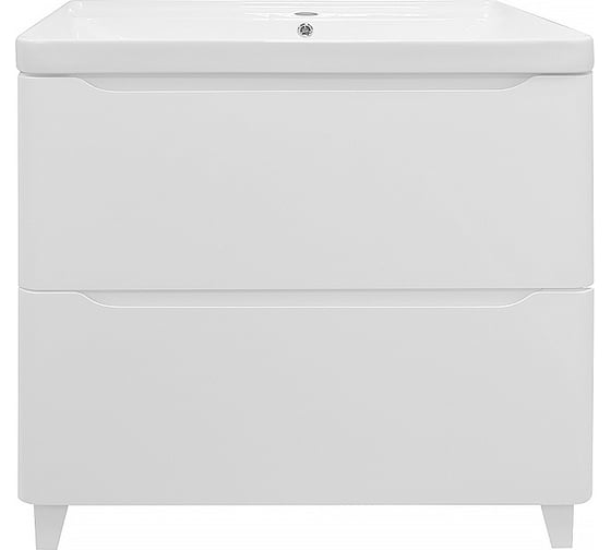 Комплект Azario ЛОТОС 80/2 Н напольная ФАСАД КРАСКА с раковиной AZ-MONTE 80 00107887