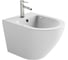 Биде подвесное Ceramicanova Alba с крепежом для скрытого монтажа белый CN11006 1