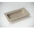 Раковина накладная Ceramicanova Grace прямоугольная, с отверстием под смеситель, 810_457_137 мм, цвет капучино матовый, CN7012MC 1