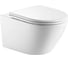 Унитаз с сиденьем подвесной Aquanet (Soft Close-SLIMSEAT) Cetus 3.0 W Full Size TORNADO 00354303 1
