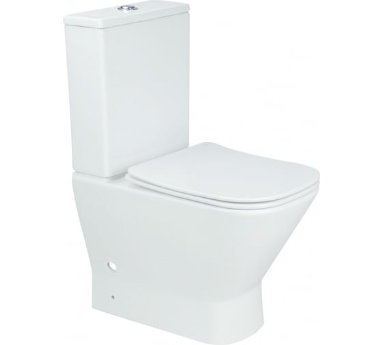 Чаша с сидением Aquanet Soft Close -SLIMSEAT для напольного унитаза с Rimless FINE-C 00273786