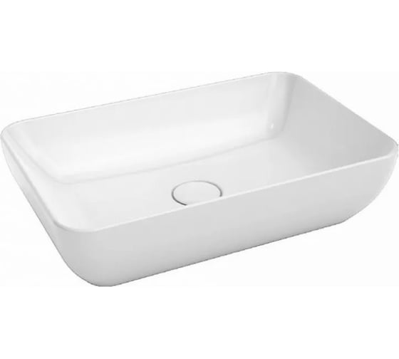 Тумба Sanflor Ингрид 80 швейцарский вяз, белый и умывальник PLAZA 55x36 С12474
