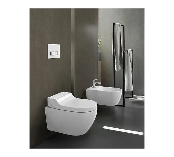 Унитаз и крышка-биде GEBERIT AquaClean Tuma Comfort 146.294.SI.1 00000054045
