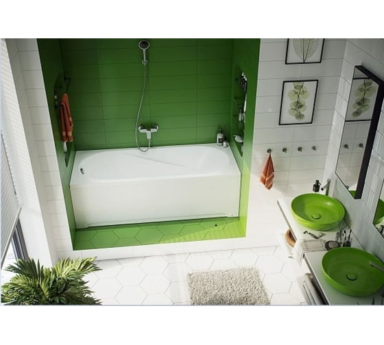 Ванна AQUATEK Либерти прямоугольная, 160х70 см BER160-0000001 00000114601