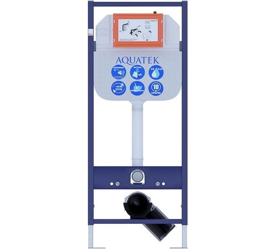 Монтажная рама для подвесного унитаза AQUATEK 1130х450х120 мм INS-0000008 00000075591