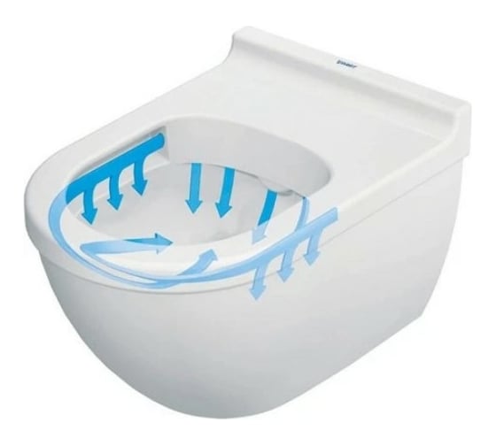 Подвесной унитаз Duravit без смывного края 00000053265