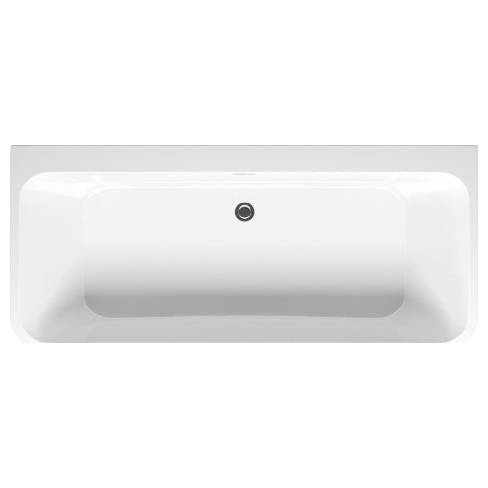 Ванна Aquanet 1700x750 мм, акриловая, слив-перелив, белый матовый ...