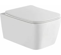 Подвесной унитаз Aquanet TREND W rimless, с сиденьем (276396) 00276396