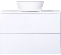 Тумба подвесная с раковиной ORANGE Отто Ot-75TuMDF+B08-360W