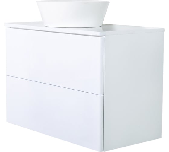 Подвесная тумба с раковиной ORANGE Otto Ot-75TuMDF+B08-360W