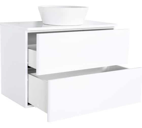 Подвесная тумба с раковиной ORANGE Otto Ot-75TuMDF+B08-360W