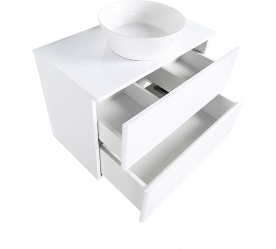 Подвесная тумба с раковиной ORANGE Otto Ot-75TuMDF+B08-360W