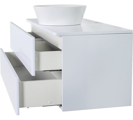 Подвесная тумба с раковиной ORANGE Otto Ot-100TuMDF+B08-360W