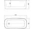 Акриловая ванна ALLEN BRAU Infinity 170x78 белый матовый 2.21003.21 00259599 3
