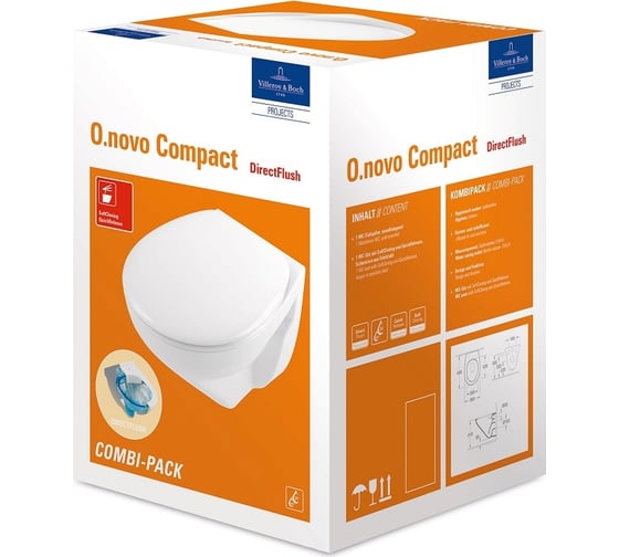 Чаша подвесного унитаза Villeroy & Boch O'Novo 7667HR01 00279268