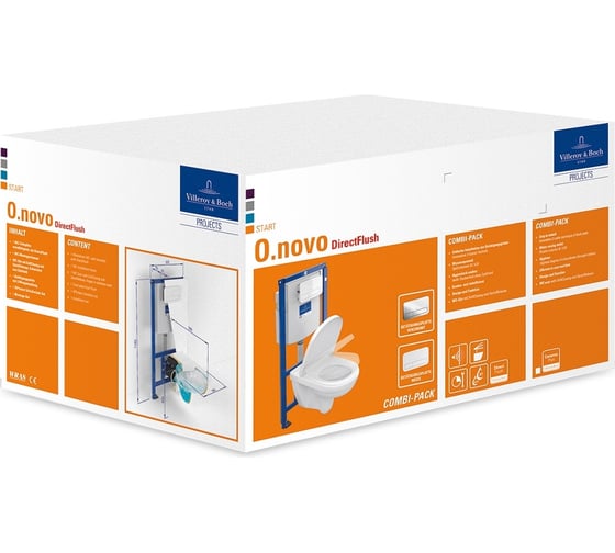 Унитаз с инсталляцией Villeroy & Boch O'Novo 5660D201 00279403