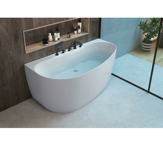Акриловая ванна ALLEN BRAU Priority 1600x780 Gloss White 138678B-GW 00287095