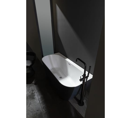 Акриловая ванна ALLEN BRAU Priority 170x78 белый глянец, панель антрацит 2.31003.20/AM 00291972