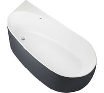 Акриловая ванна ALLEN BRAU Priority 170x80 белый матовый, панель антрацит 2.31002.21/AM 00291971