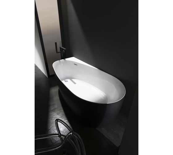 Акриловая ванна ALLEN BRAU Priority 170x80 белый матовый, панель антрацит 2.31002.21/AM 00291971