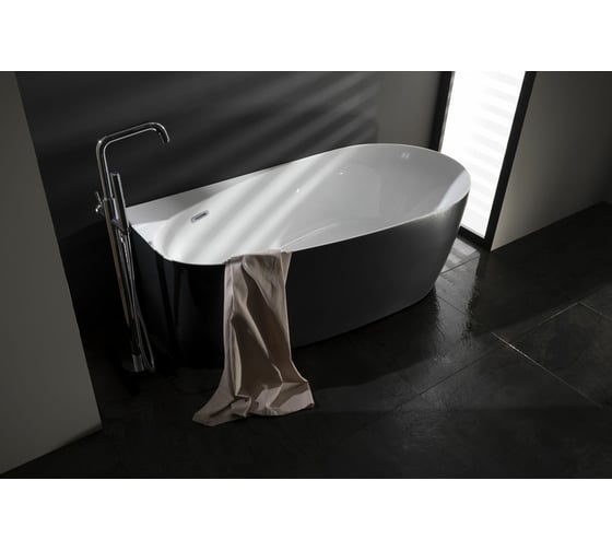 Акриловая ванна ALLEN BRAU Priority 170x80 белый глянец панель антрацит 2.31002.20/AM 00291970