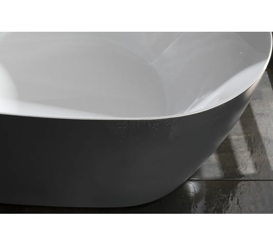 Акриловая ванна ALLEN BRAU Priority 170x80 белый глянец панель антрацит 2.31002.20/AM 00291970